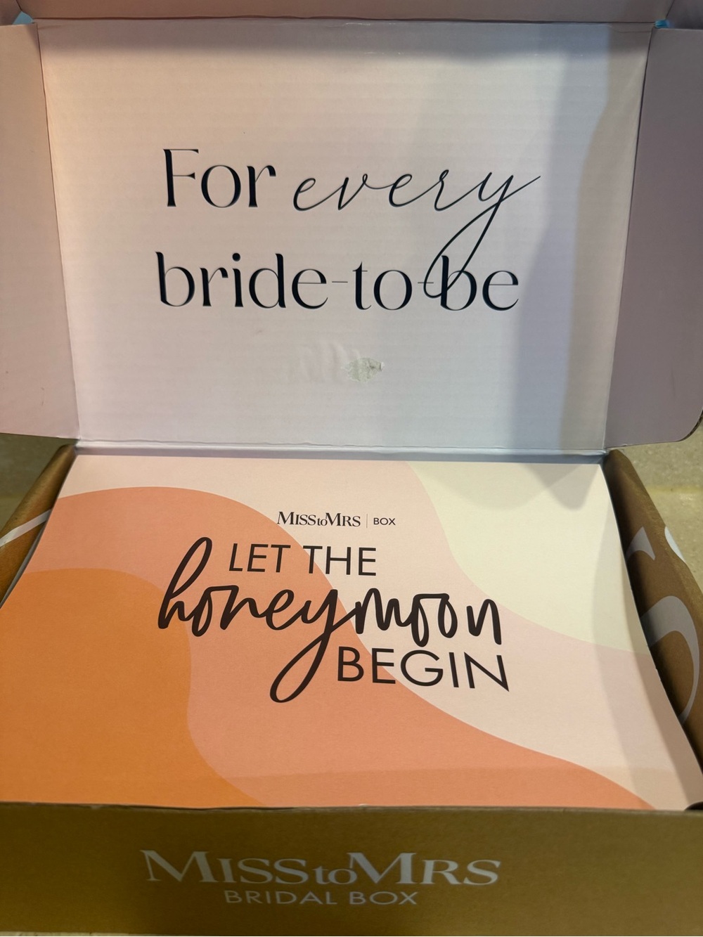Miss to Mrs. Bridal Box + Honeymoon Travel Set